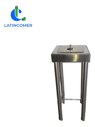 Mesa De Lavado En Acero Inx. Para Botellones De Un Pico