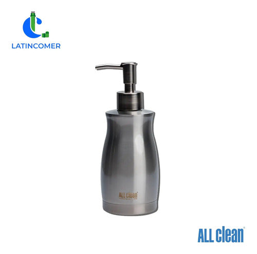 Dispensador De Jabon De Tocador Plateado