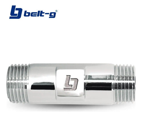 Conexion Pulida Y Cromada** Niple 1/2 X 70 Mm. Belt-g