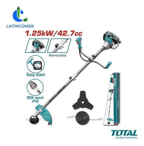 Desmalezadora A Gasolina 43 Cc 2hp Total