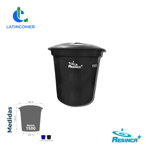Super Tanque Cónico Reforzado 1500l