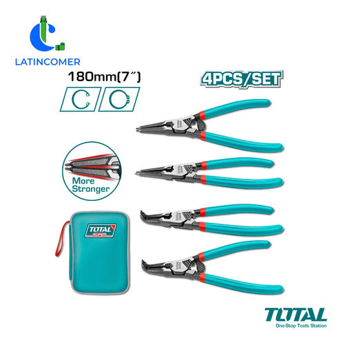 Set De Pinzas Para Retenedores - Total Azul Petróleo