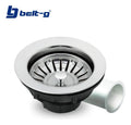Desague Fregadero Acero Plastico ( De Lujo ). Gri-0040