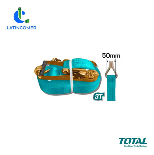 Faja 10m X 50mm Carga 3ton (cincha) - Total Turquesa