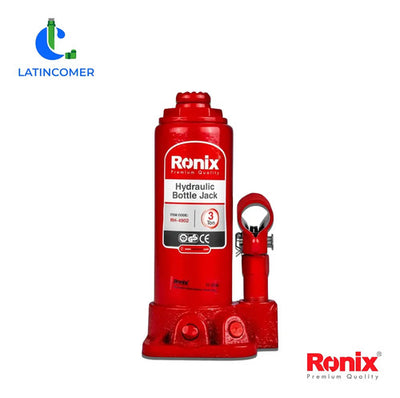 Gato Hidráulico Tipo Botella 3 Toneladas Ronix