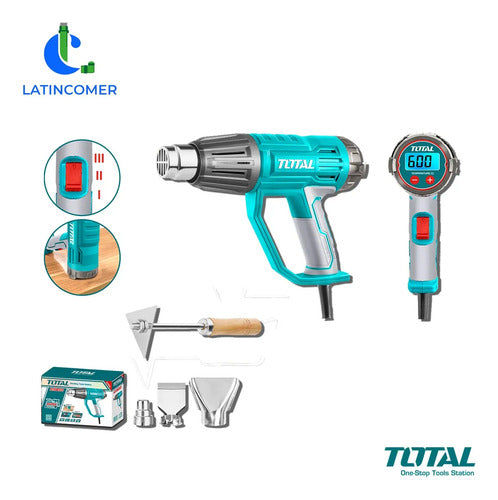 Pistola De Calor 1600w - Total Azul Petróleo