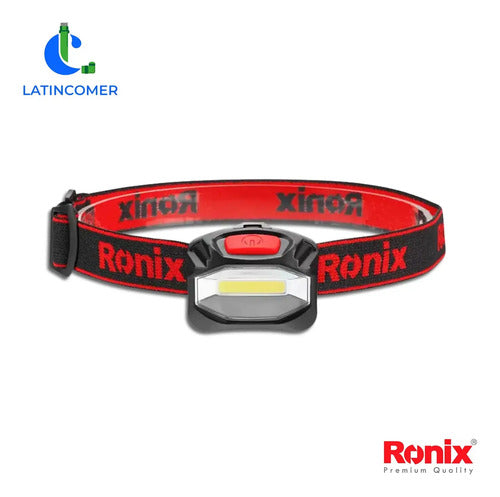 Lampara De Cabeza 3w Bateria Triple A 100 Lumenes Rojo