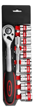 Juego De Dados Milimétricos Rachet 1/2 Ronix Set. 12 Piezas