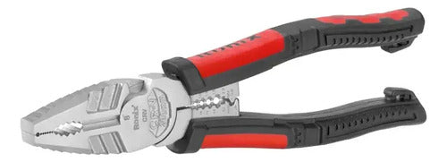 Alicate Electricista Multifuncional Ronix Pinza Universal 8 Rojo