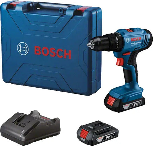 Taladro Perc. 1/2 +1 Bateria+cargador Bosch 18v Azul Petróleo