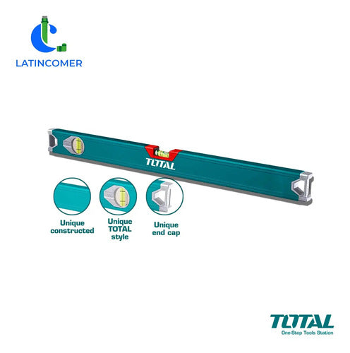 Nivel De Aluminio 2 Burbujas Imantado De 40cm - Total