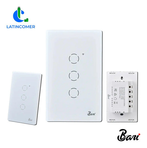 Bari Serie Neve - Interruptor Smart Triple