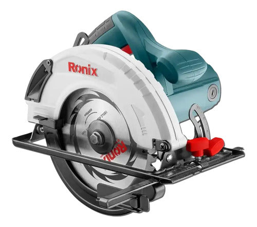 Sierra Circular De Mano 7 Pulgadas 1500w Ronix Eléctrica Azul Petróleo 50hz