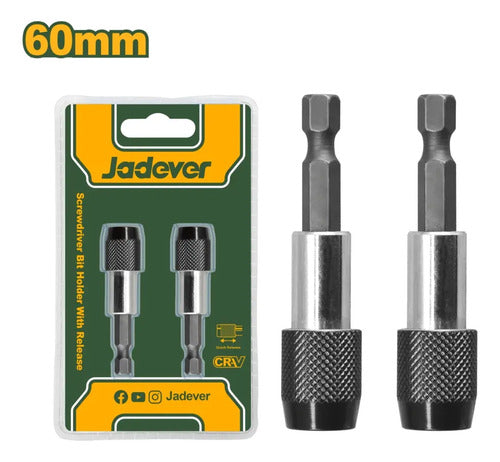 Portapuntas De Destornillador Con Bloqueo De 60mm Jadever