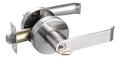 Cerradura De Palanca Plana Brushed Habitación Bari Plateado