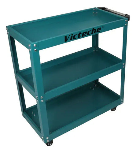 Carrito De Herramientas Victeche Azul Petróleo
