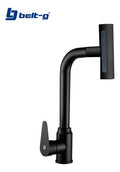 Grifo Fregadero Monomando Glow Extensible Twist Black Belt-g