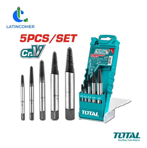 Juego Kit Extractor De Tornillos Pernos De 5 Piezas