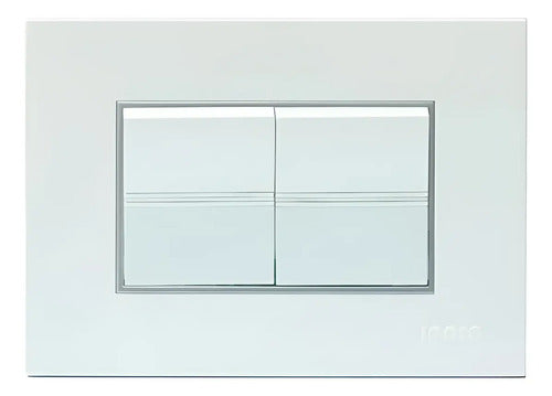 Interruptor Doble Blanco E