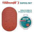 Lija Circular P/lijadora Orbital P40- P80- P120-p180 50pzas