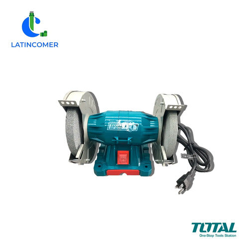 Esmeril De Banco De 6'' Pulgadas - 150w - Total Azul Petróleo