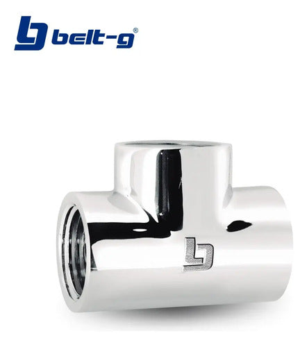 Conexion Pulida Y Cromada** Tee De 1/2 Belt-g