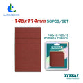 Juego De Lijas 145x114mm P40-p80- P120-p180 50pzas 180