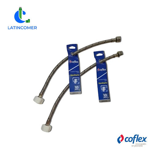 Canilla Acero 1/2 X 7/8 Wc 40cm Pp
