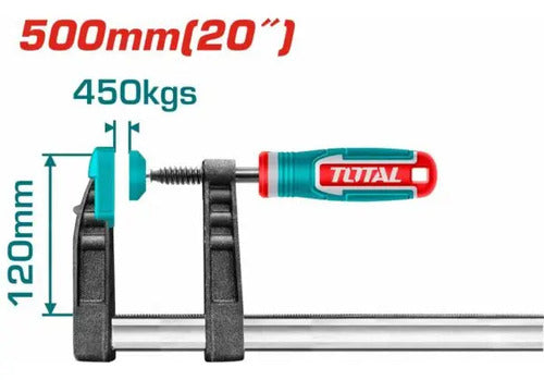 Prensa Sargento Tipo F 120x500mm 450kg Total