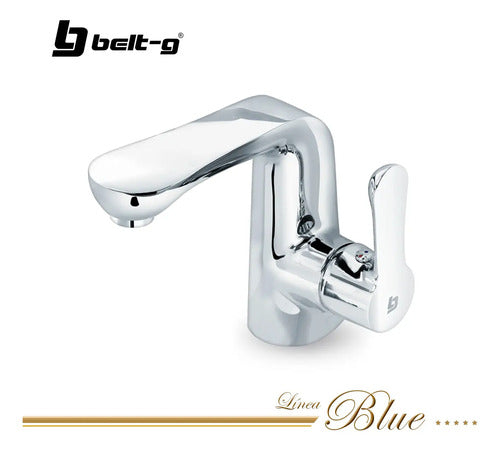 Gri-1613 - Grifo Lavamanos Monomando Look Blue - Gri-1613 Plateado Cromado
