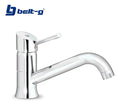 Grifo Fregadero Monomando Hat Pico Moe - Gri-0400 Gris Brillante