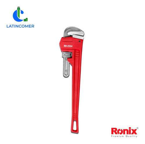 Llave De Tubo Inglesa De 18 Pulgadas Ronix Rh-2554 Ajustable