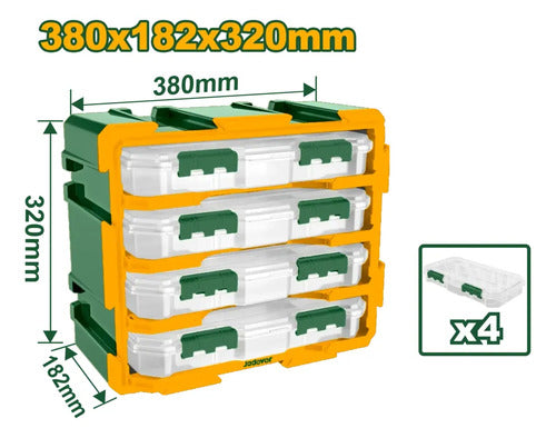 Organizador Modular De Torre 4pzas Jadever