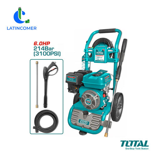 Hidrojet A Gasolina De Alta Presión - 6.0 Hp 3100psi - Total Verde Oscuro
