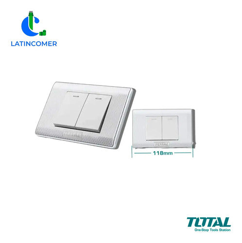 Interruptor Doble De 16a / 110v-250v - Total 120 A 110v Negro