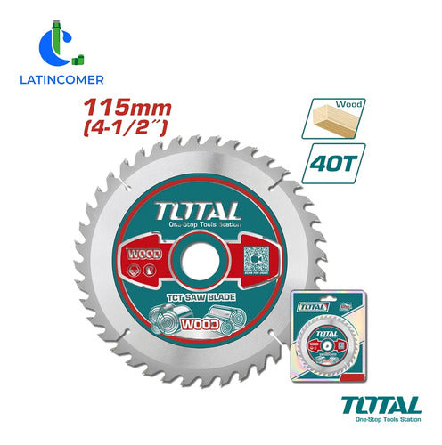 Disco D/sierra P/madera 4 1/2 X 7/8 Reduc. 40t Gris