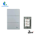 Bari Serie Grigio - Interruptor Triple