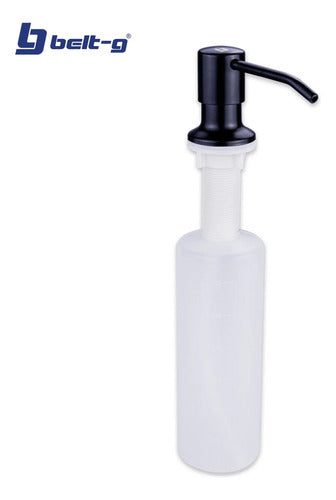 Dispensador Jabon Liquido Acero Black Mod. Std - Gri-1160 Blanco