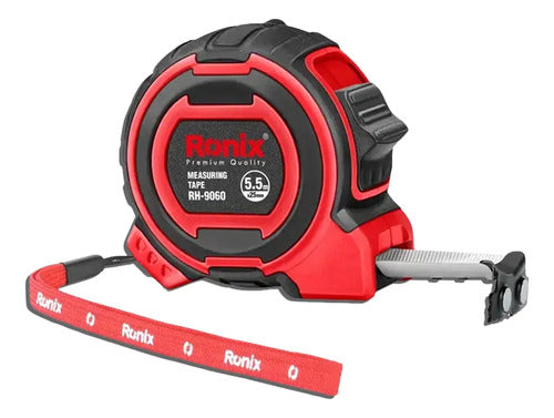 Cinta Métrica 5,5 Metros Ronix Metro 5.5m Punta Magnética