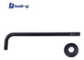 Tubo Largo Para Regadera 1/2 X 90° Black. Gri-0123