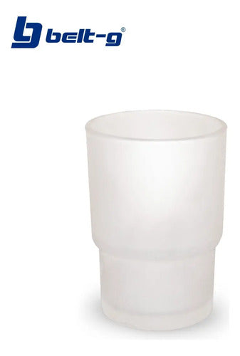 Vaso De Vidrio Para Accesorios De Baño - Gri-1608 Blanco