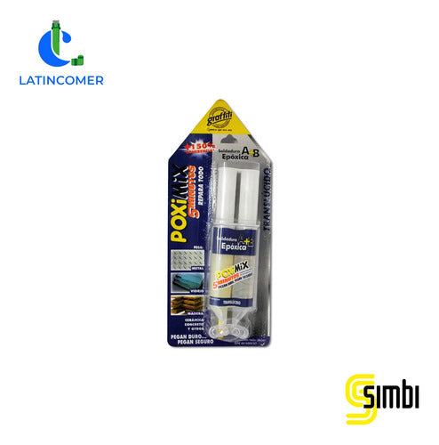 Soldadura Epóxica 5min Jeringa Poximix Translucido