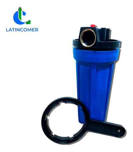 Filtro 10x2.5 Con Cartuchos Celulosa Azul