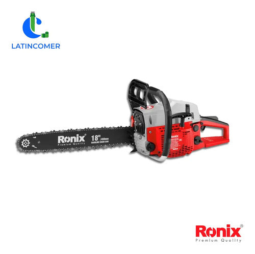 Motosierra A Gasolina 1900w 45cm Ronix Rojo