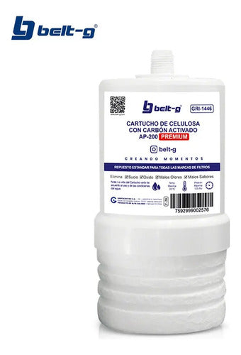 Cartucho Celulosa Y Carbon Act. Ap-200 ( Premium ). Gri-1446