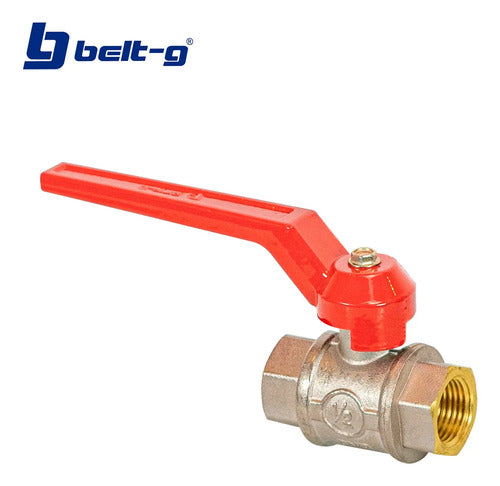 Llave De Bola Cromada Pesada 1/2 ... Blue. Gri-0977
