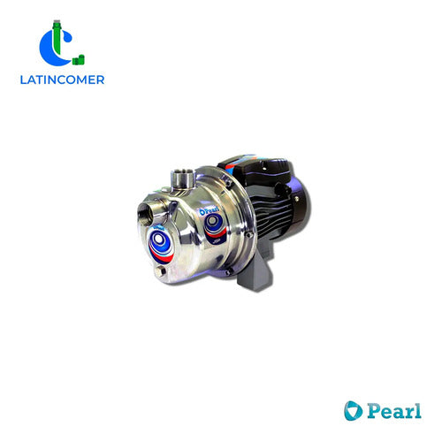 Bomba Autocebante Jet En Acero Inox. Pearl 0.7 Hp Americana Gris