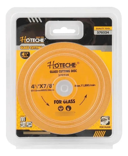 Disco De Corte De Vidrio Hoteche Amarillo