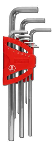 Juego De Llaves Allen Hexagonales 9pc Ronix