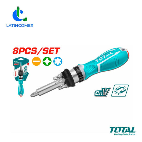 Juego De Destornilladores De Ratchet Total 13 En 1